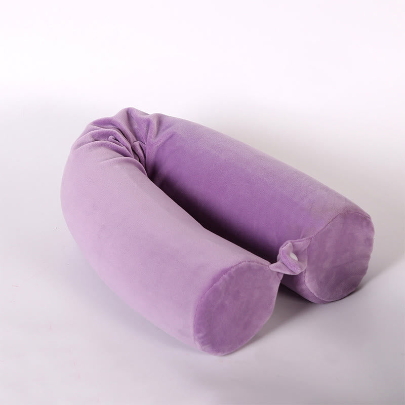 Versatile Bendable Travel Neck Pillow - Purple - 1PC - 26.77" x 3.93" - image 8