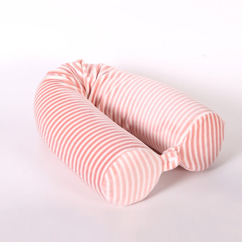 Versatile Bendable Travel Neck Pillow - Pink - 1PC - 26.77" x 3.93" - image 11