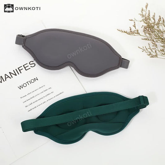 3D Solid Color Blackout Sleep Eye Mask