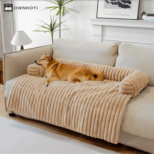 Solid Color Fluffy Sofa Protector Pet Pad