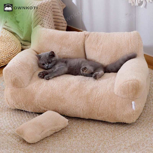 Fluffy Removable Washable Pet Sofa Bed