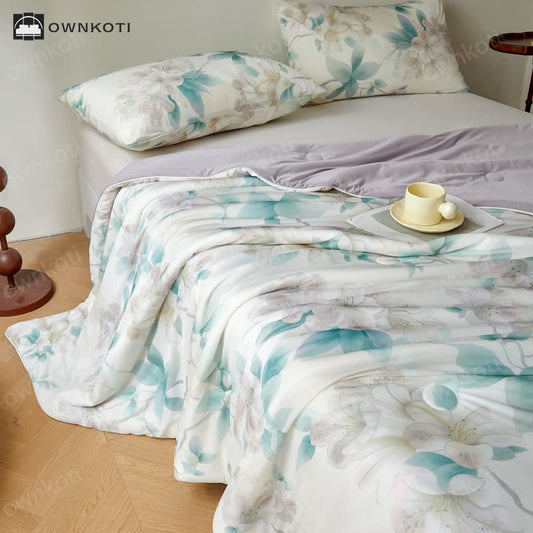 Refresh Floral Cooling Breathable Quilt