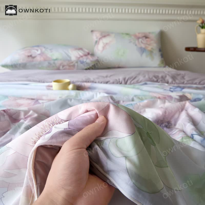Blooming Flower Cooling Lightweight Quilt