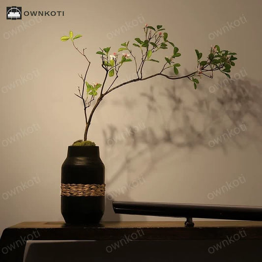 Hand Woven Wooden Vase Decorative Ornament