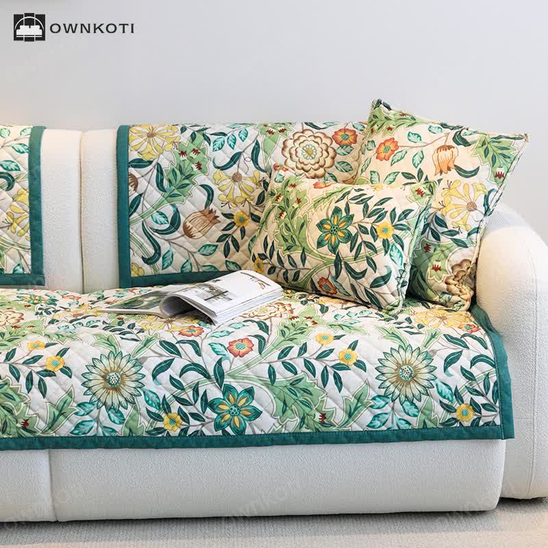 Modern Pastoral Style Sofa Cover