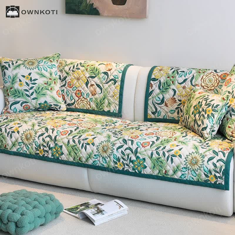 Modern Pastoral Style Sofa Cover