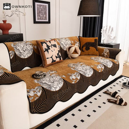 Vintage Chenille Anti-slip Sofa Cover