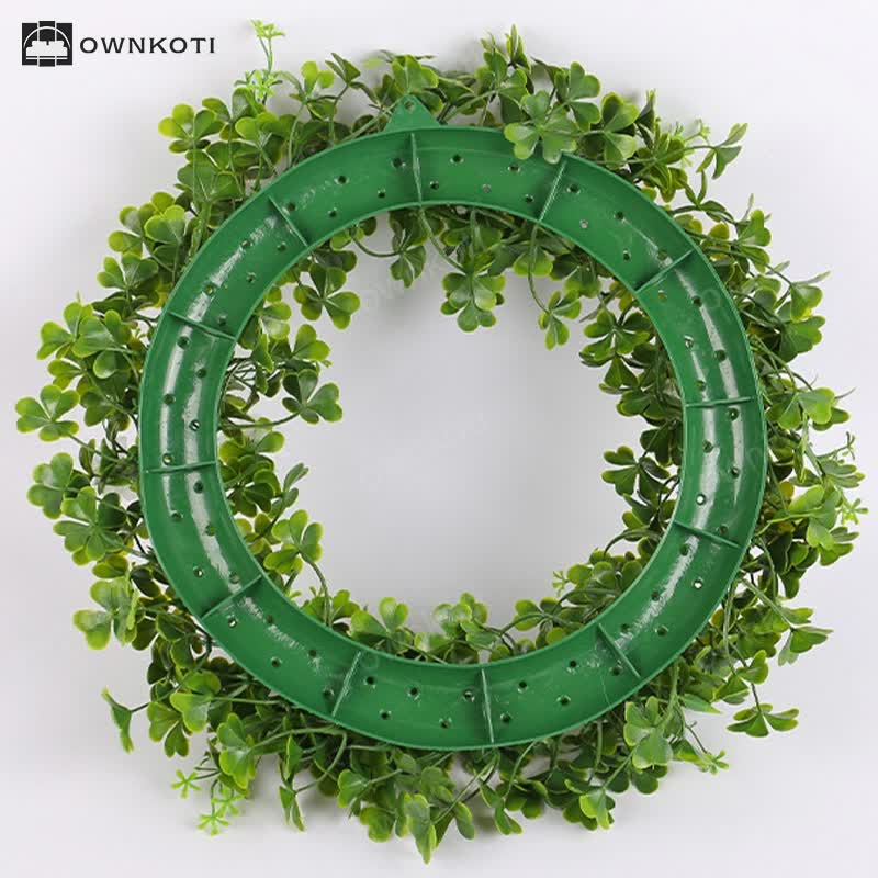 Artificial Four-leaf Clover Wreath Home Decor