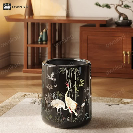 Pastoral Large Capacity Durable Trash Can