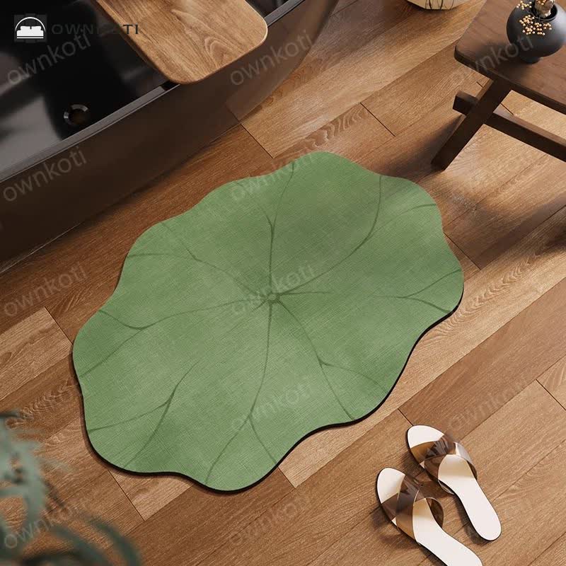 Lotus Leaf Diatom Mud Anti-slip Bath Mat