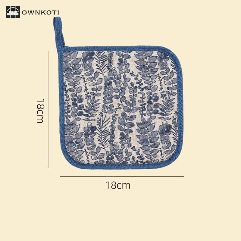 Pastoral Style High Heat Resistant Oven Mitt