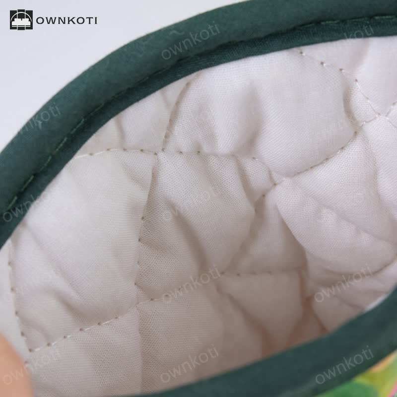 Floral Waterproof Anti-scalding Cooking Oven Mitt