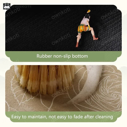 Green Lotus Diatom Mud Anti-slip Bath Mat