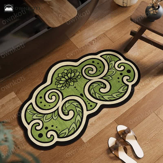 Green Lotus Diatom Mud Anti-slip Bath Mat