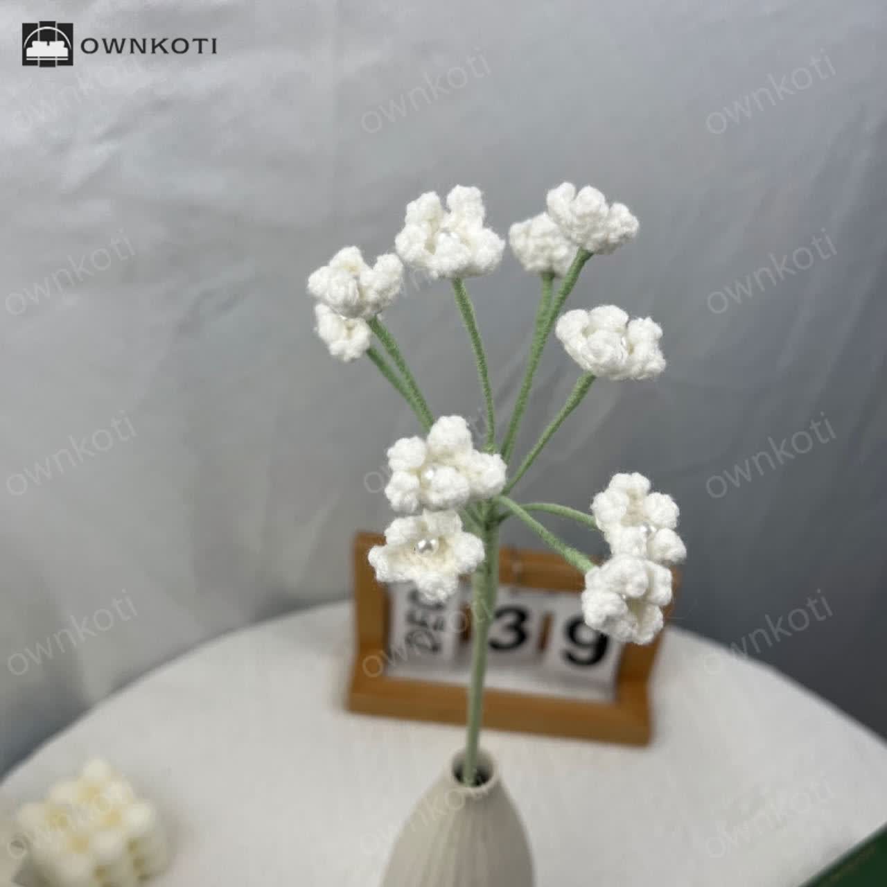 Handmade Knitted Crochet Gypsophila Bouquet