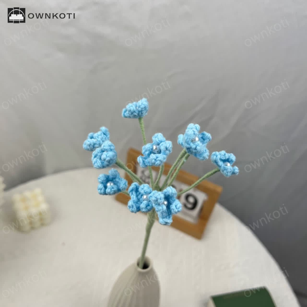 Handmade Knitted Crochet Gypsophila Bouquet