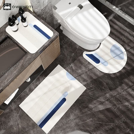 Simple Modern Diatom Mud Anti-slip Bath Mat