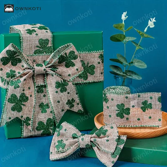 St. Patrick's Day Shamrock Decorative Ribbon