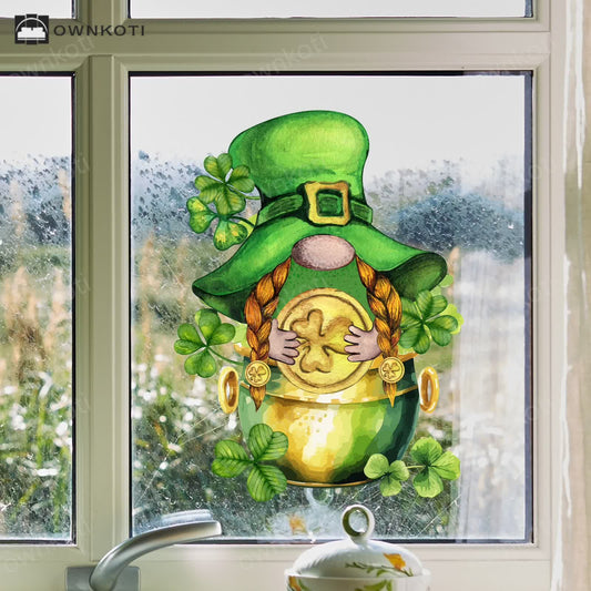 St. Patrick's Day Decorative Window Cling Wall Sticker
