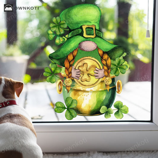 St. Patrick's Day Decorative Window Cling Wall Sticker