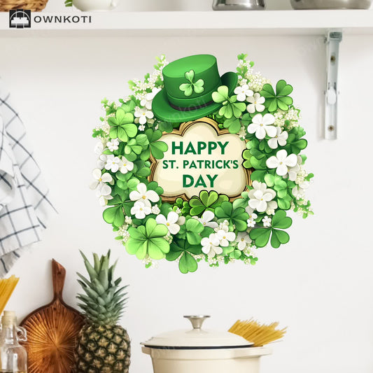 Happy St. Patrick's Day Party Wall Sticker