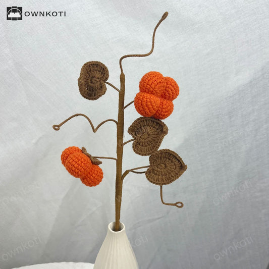Creative Handmade Knitted Crochet Fruit Bouquet