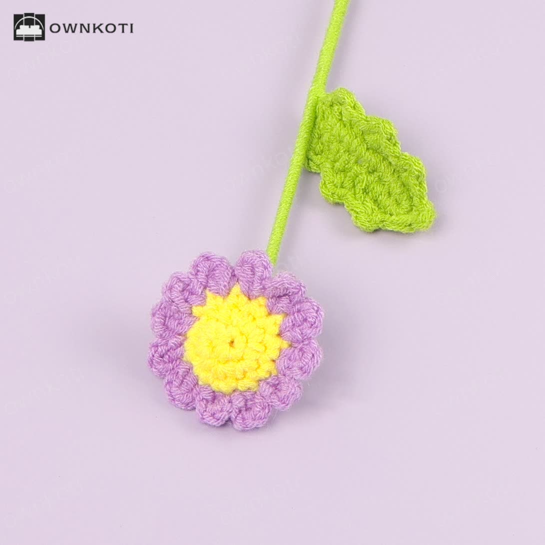Lovely Handmade Knitted Crochet Daisy Bouquet
