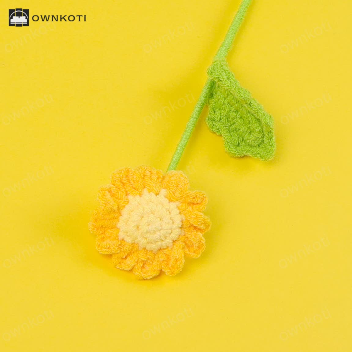 Lovely Handmade Knitted Crochet Daisy Bouquet