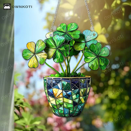 Plant Acrylic Decorative Window Hanging