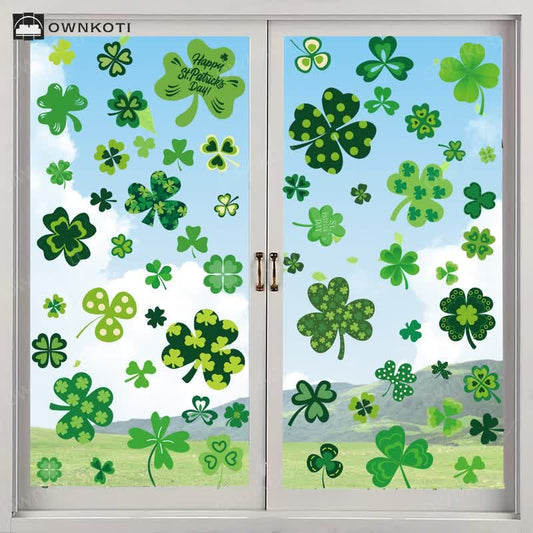 St. Patrick's Day Removable Static Window Cling