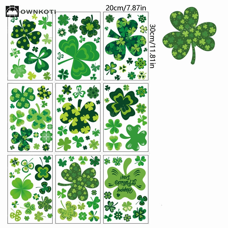 St. Patrick's Day Removable Static Window Cling