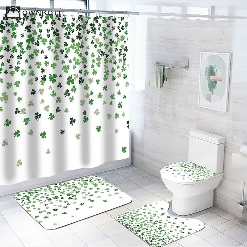 St. Patrick's Day Waterproof Shower Curtain