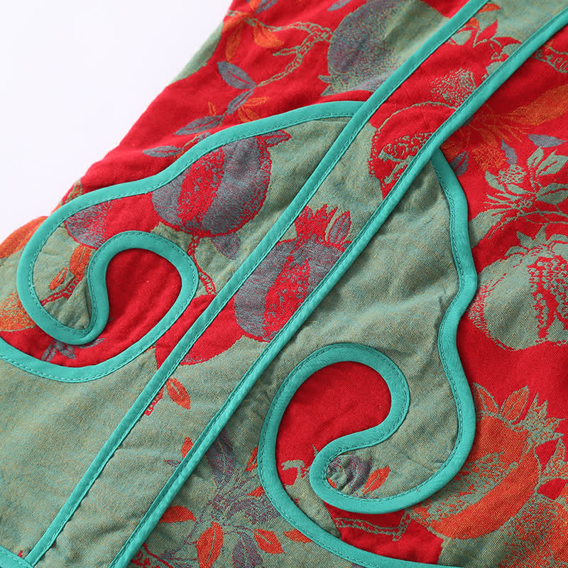 Jacquard Pomegranate Cotton Gauze Nightwear Set