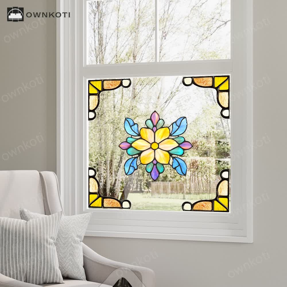 Double-sided Static Decorative Window Sticker