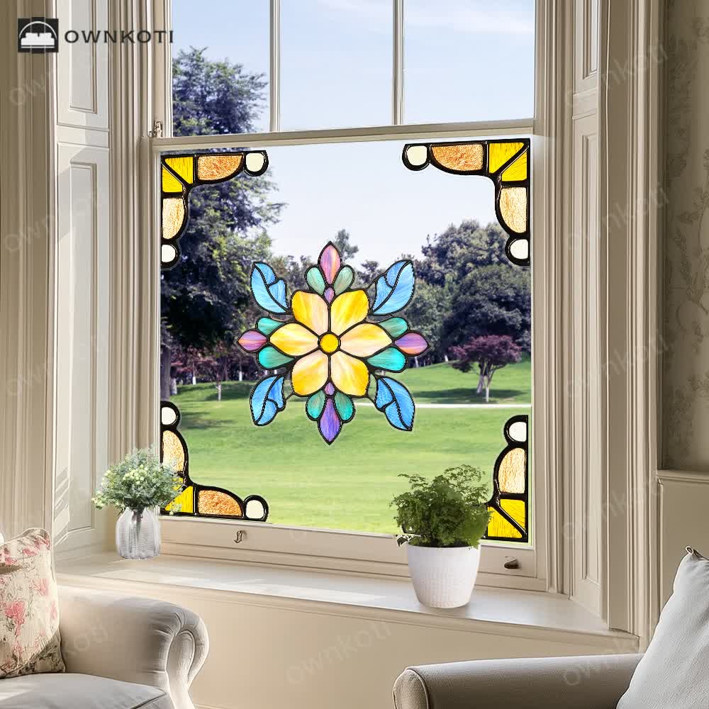 Double-sided Static Decorative Window Sticker