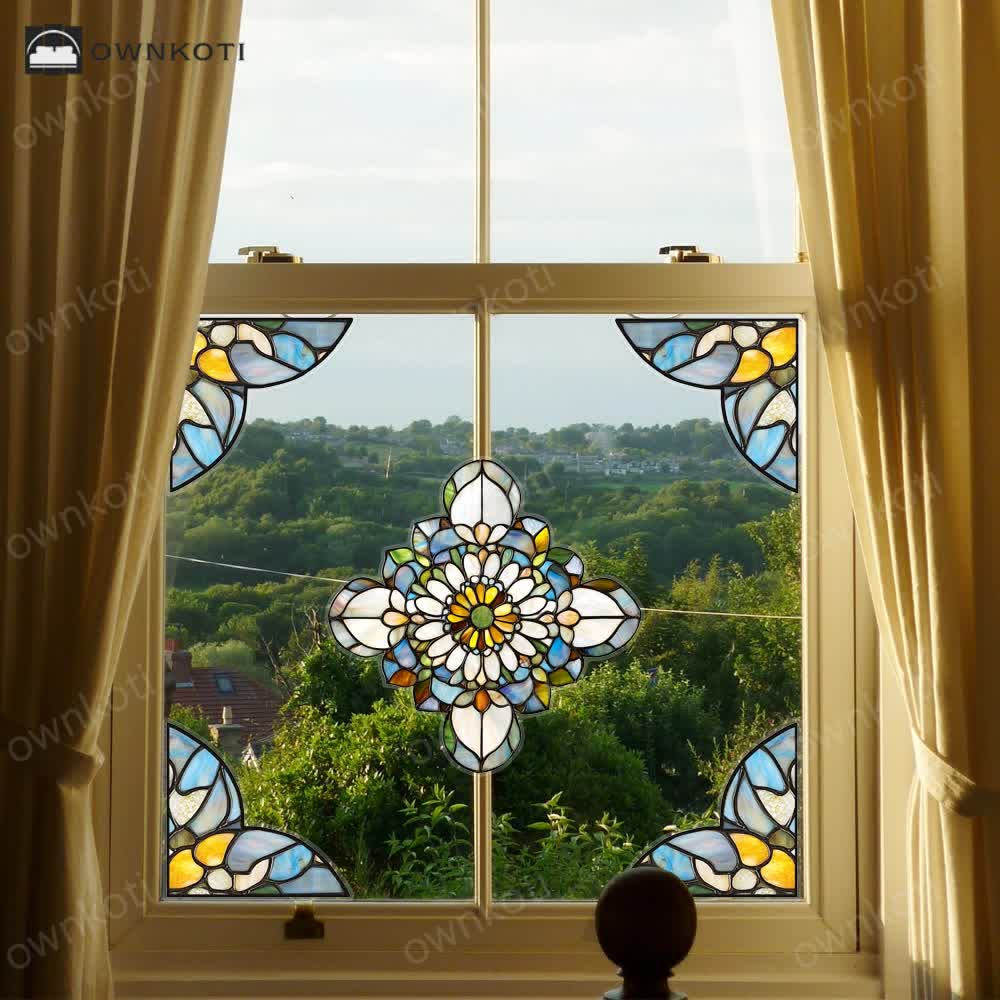 Double-sided Static Decorative Window Sticker