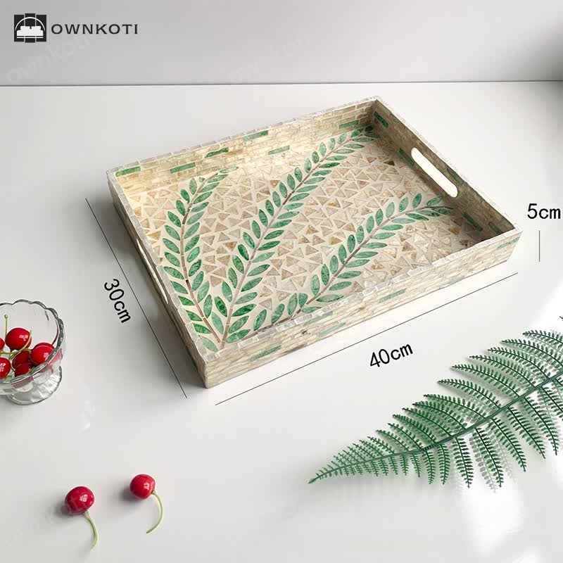 Light Luxury Shell Tea Dessert Tray