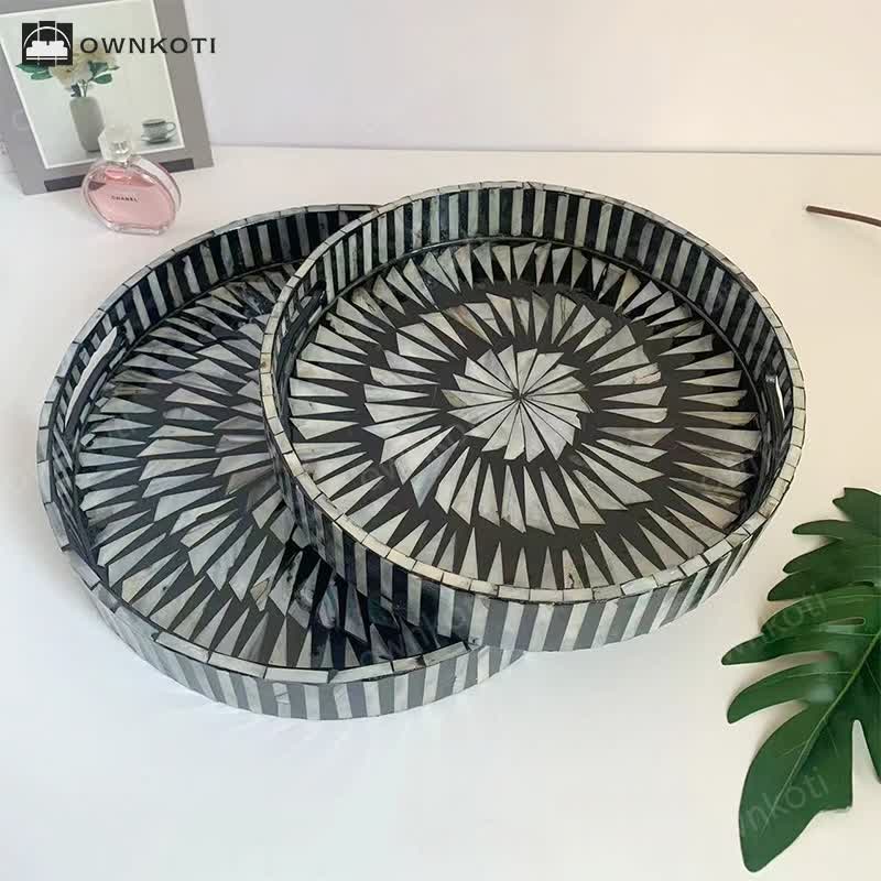 Light Luxury Shell Tea Dessert Tray