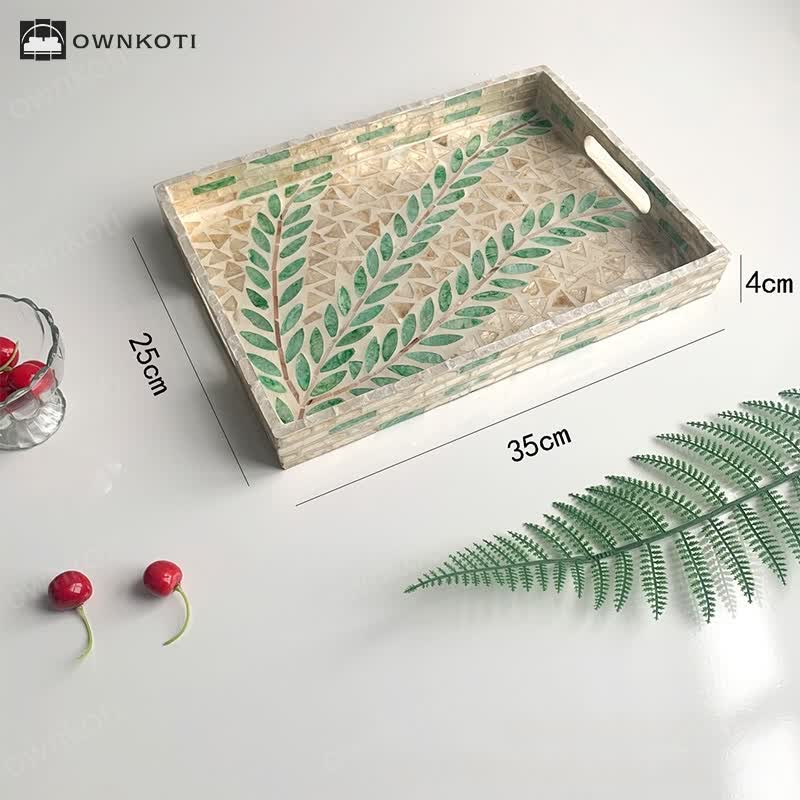 Light Luxury Shell Tea Dessert Tray