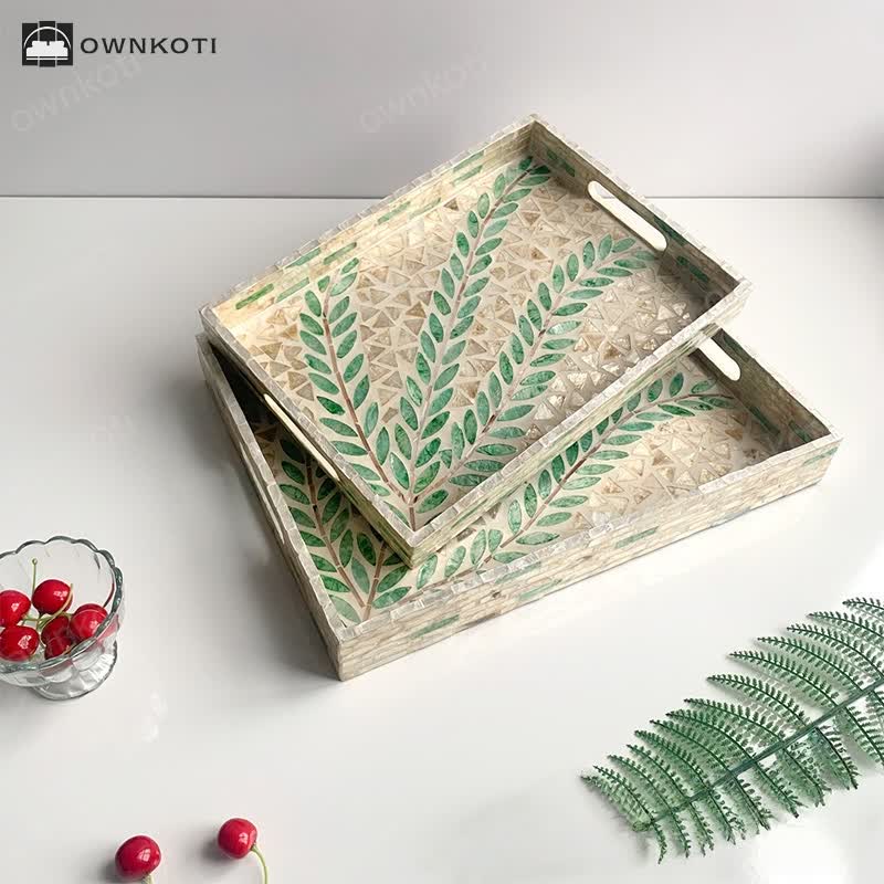 Light Luxury Shell Tea Dessert Tray