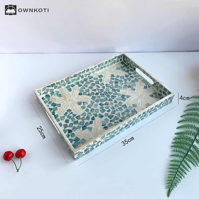 Light Luxury Shell Tea Dessert Tray