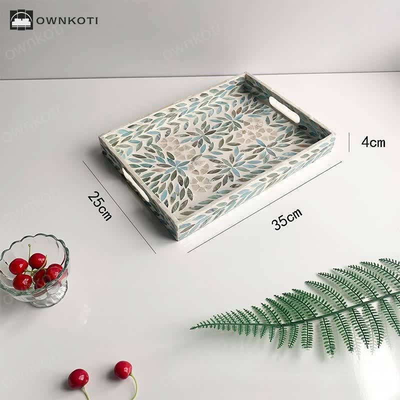 Light Luxury Shell Tea Dessert Tray