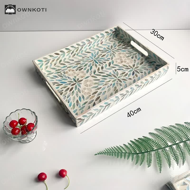 Light Luxury Shell Tea Dessert Tray