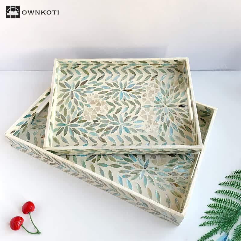 Light Luxury Shell Tea Dessert Tray