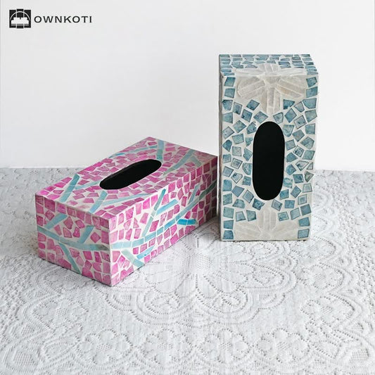 Creative Square Shell Tissue Box Storage Box