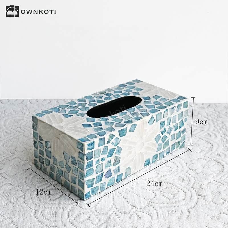 Creative Square Shell Tissue Box Storage Box