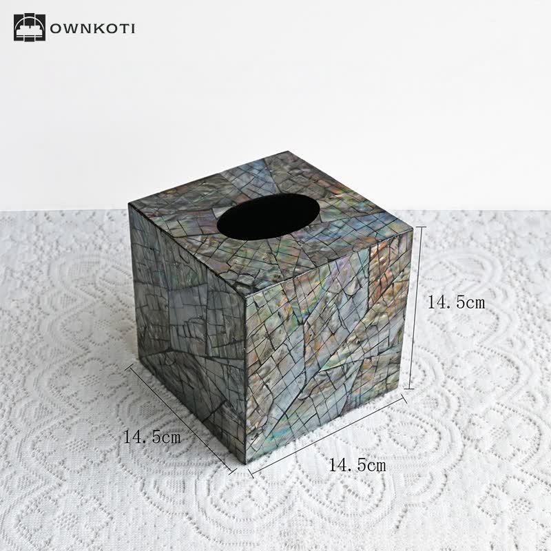 Creative Square Shell Tissue Box Storage Box