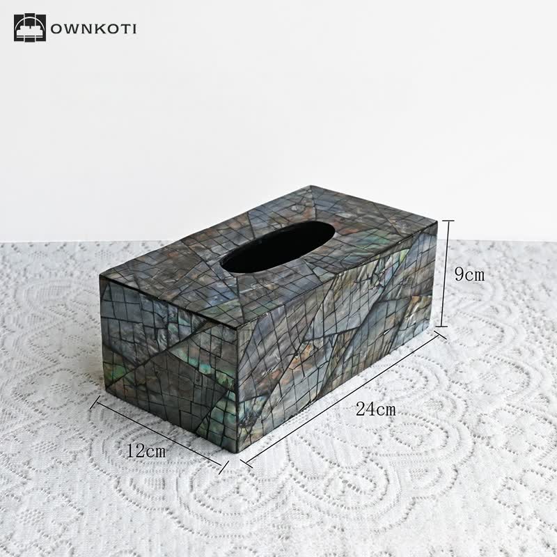 Creative Square Shell Tissue Box Storage Box