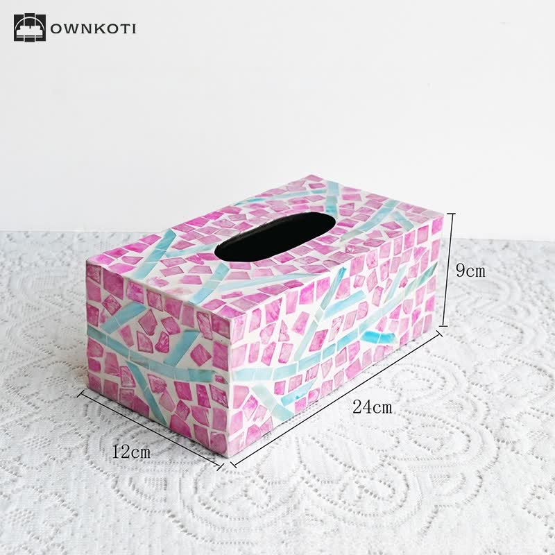 Creative Square Shell Tissue Box Storage Box