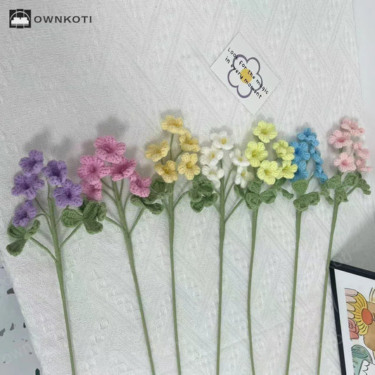 Handmade Knitted Crochet Oxalis Corniculata